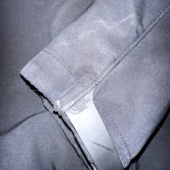 The North Face Mens Size Lg Black Softshell Full Zip Jacket Wind Water Resistant - Picture 5 of 9